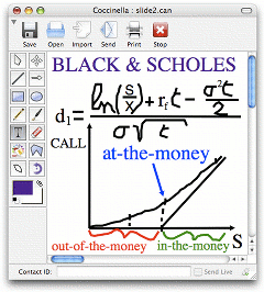 Coccinella whiteboard communication